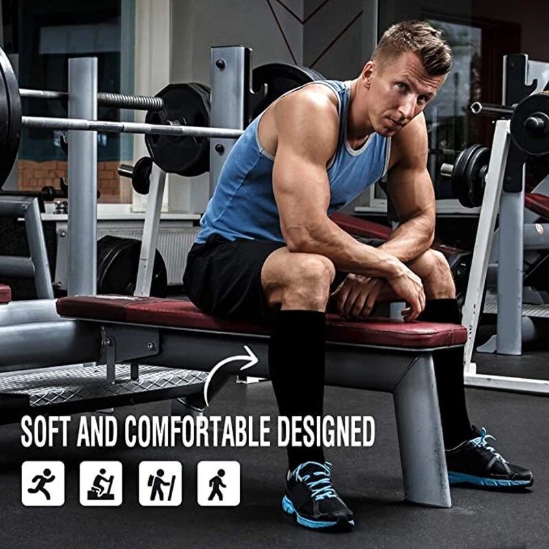 ถุงน่องรัดกล้ามเนื้อ2คู่ถุงเท้ - Compression Sock Medical บทวิจารณ์และราคา