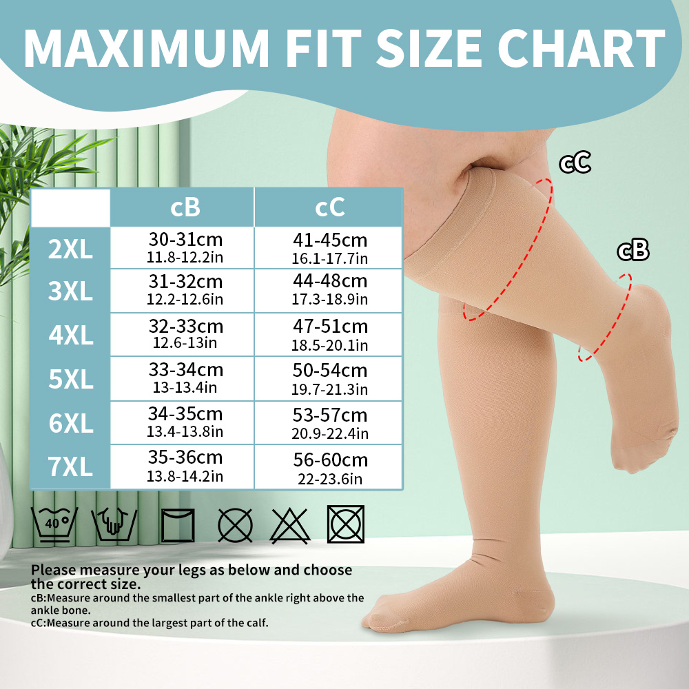 ถุงเท้ายาวถึงน่องแบบ23-32mmHg  - Compression Sock Medical บทวิจารณ์และราคา