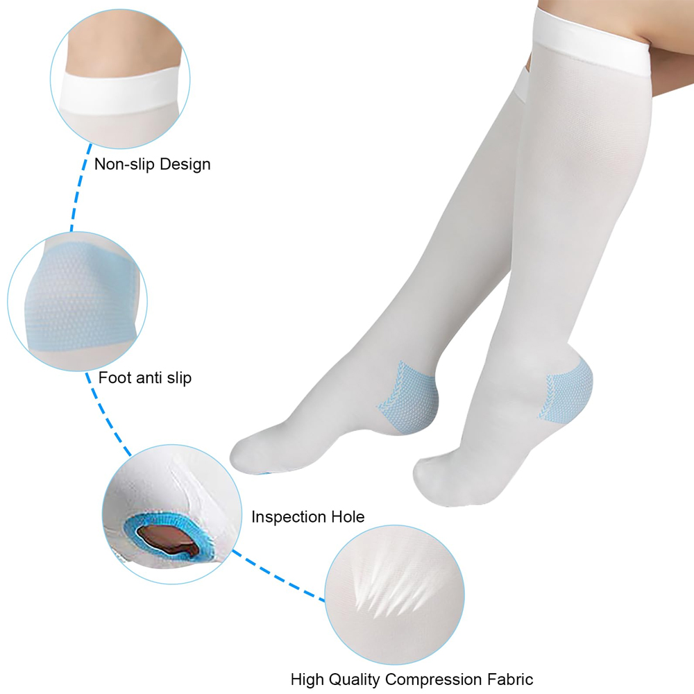 1คู่T.E.D. Anti Embolism ถุงน่ - Compression Sock Medical บทวิจารณ์และราคา